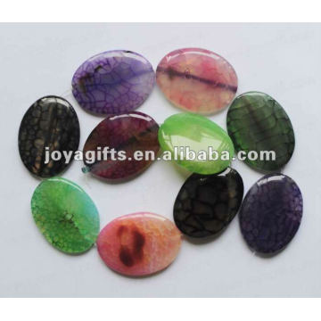 40 * 30 * 8mm d&#39;agate ovale perles